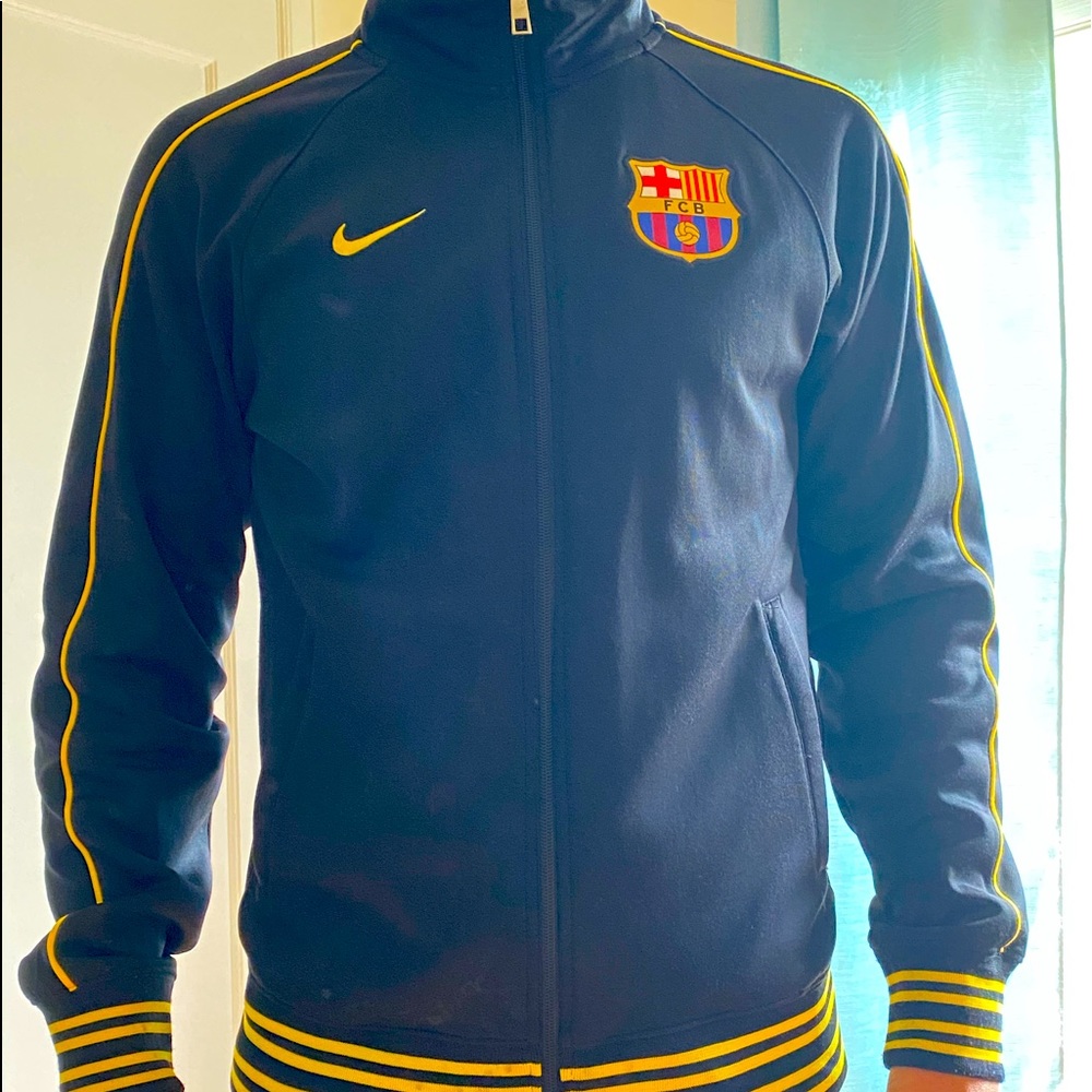 Nike DriFit FC Barcelona LS & full zip Jacket set